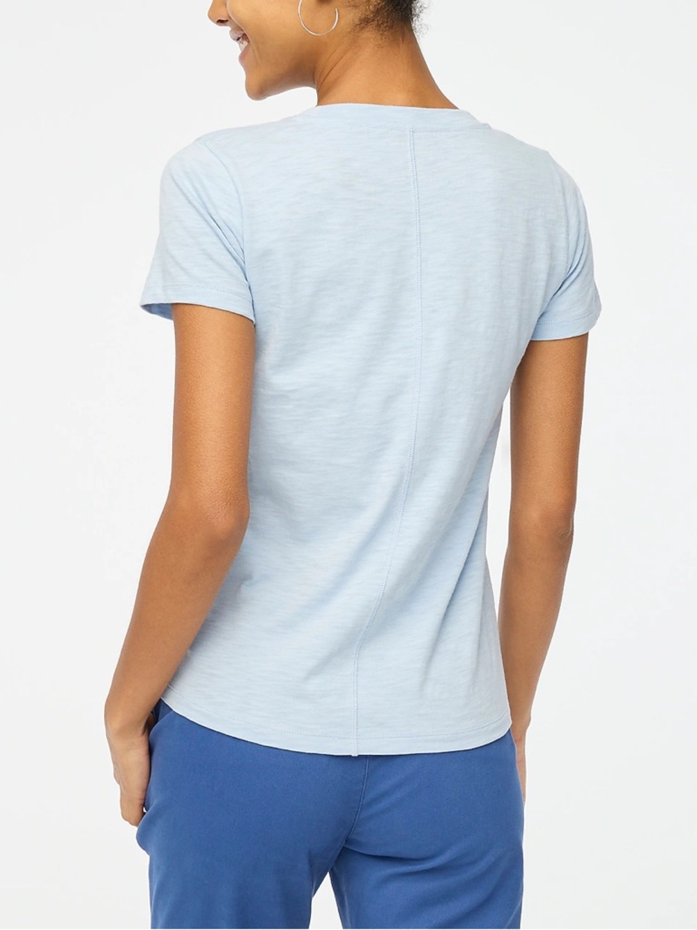 J. Crew 100% cotton girlfriend tee - Picture 2 of 7